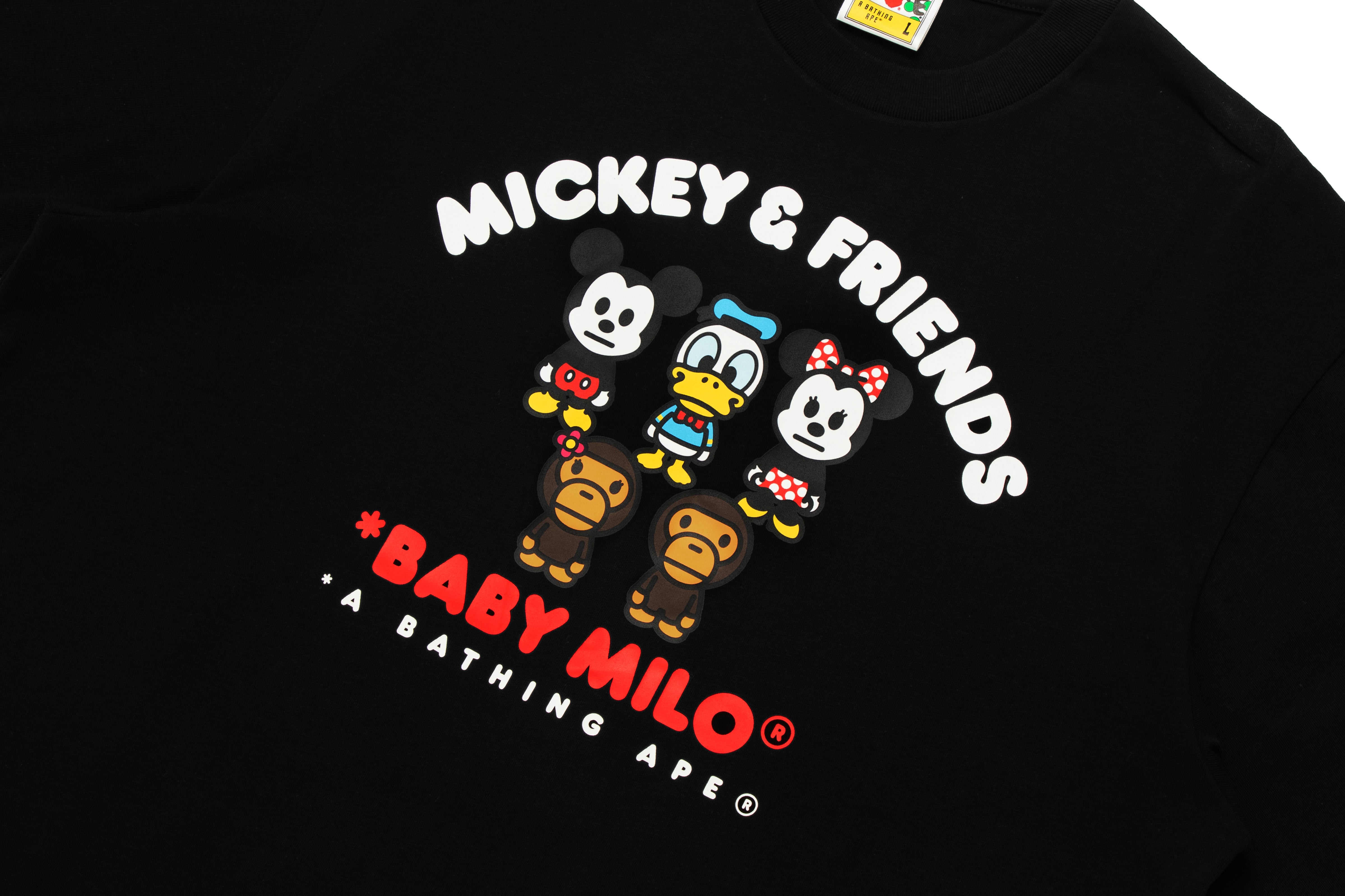 A BATHING APE® X Disney Mickey & Friends Baby Milo Relaxed Fit Tee