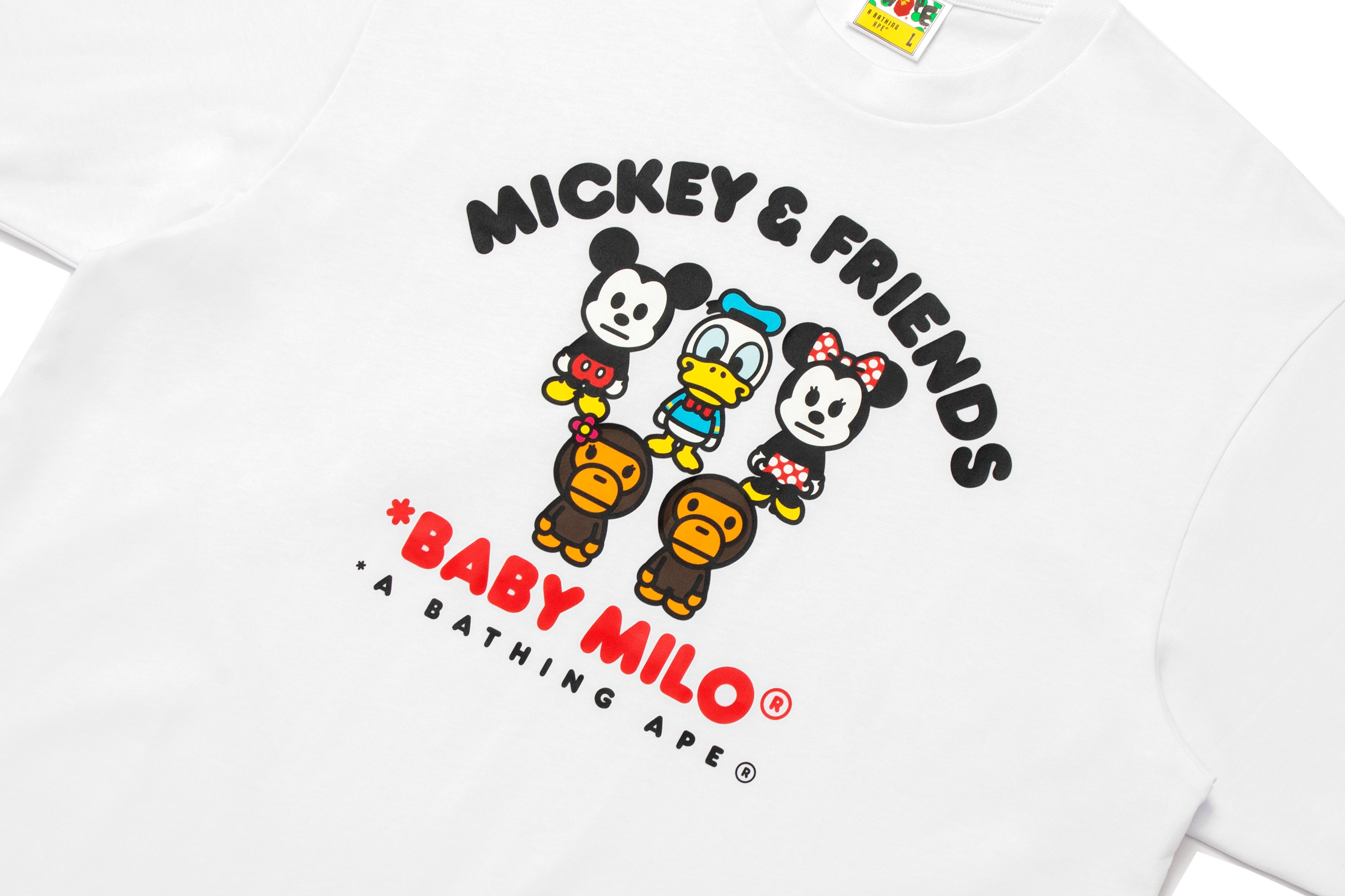 A BATHING APE® X Disney Mickey & Friends Baby Milo Relaxed Fit Tee