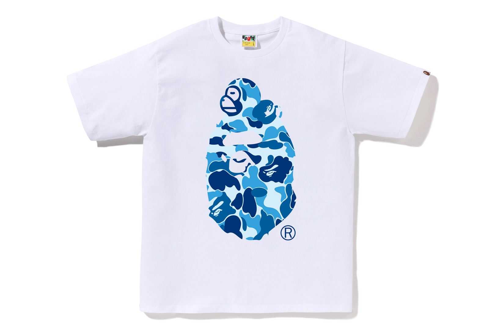 A BATHING APE® Abc Camo Milo on Big Ape Tee | Bape official