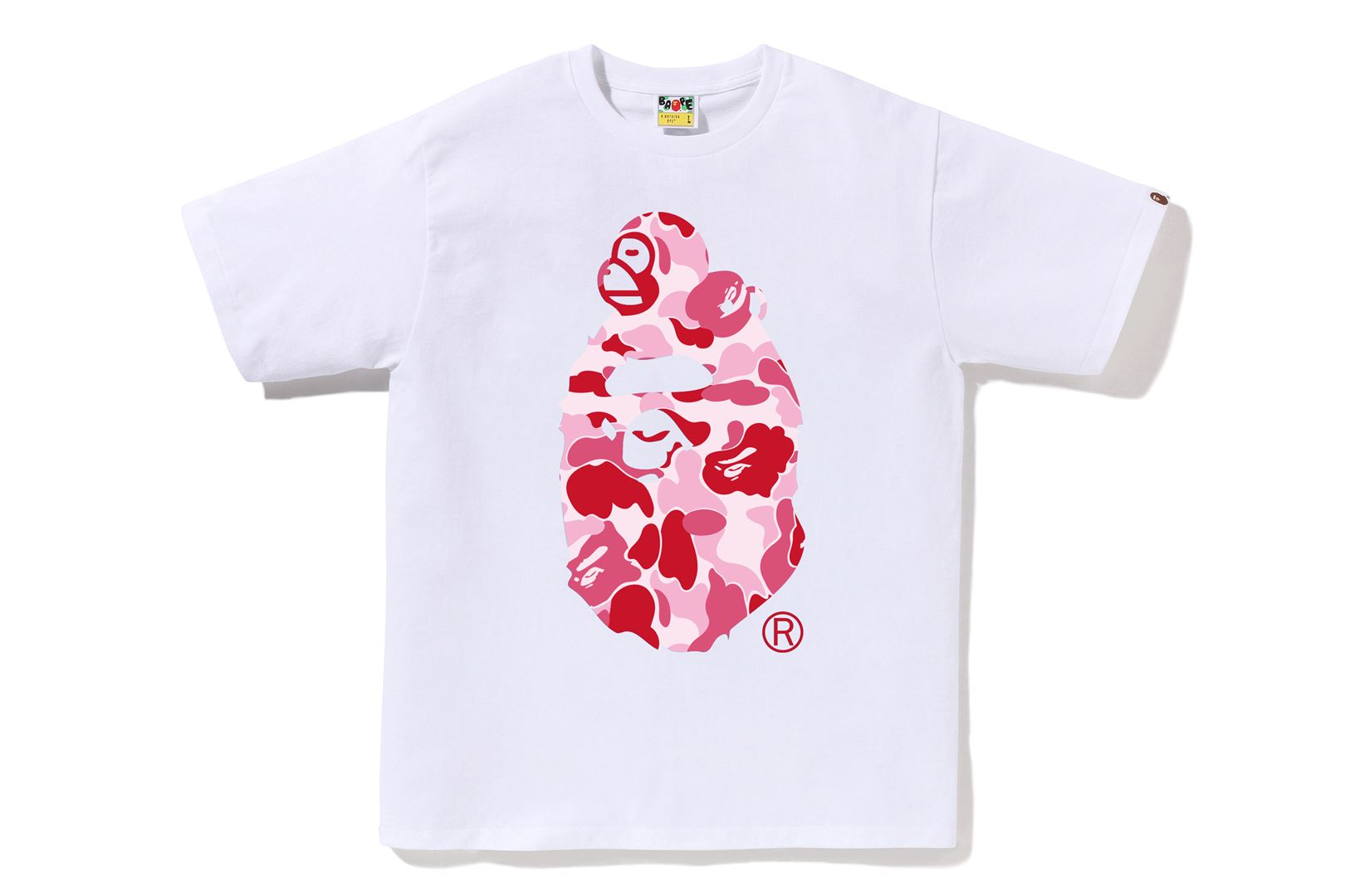 A BATHING APE® Abc Camo Milo on Big Ape Tee | Bape official