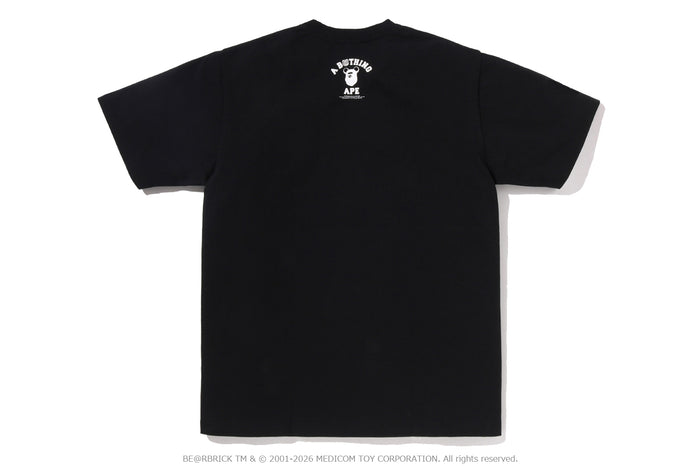 BAPE X MEDICOM TOY 30TH ANNIV. COLLEGE MILO TEE