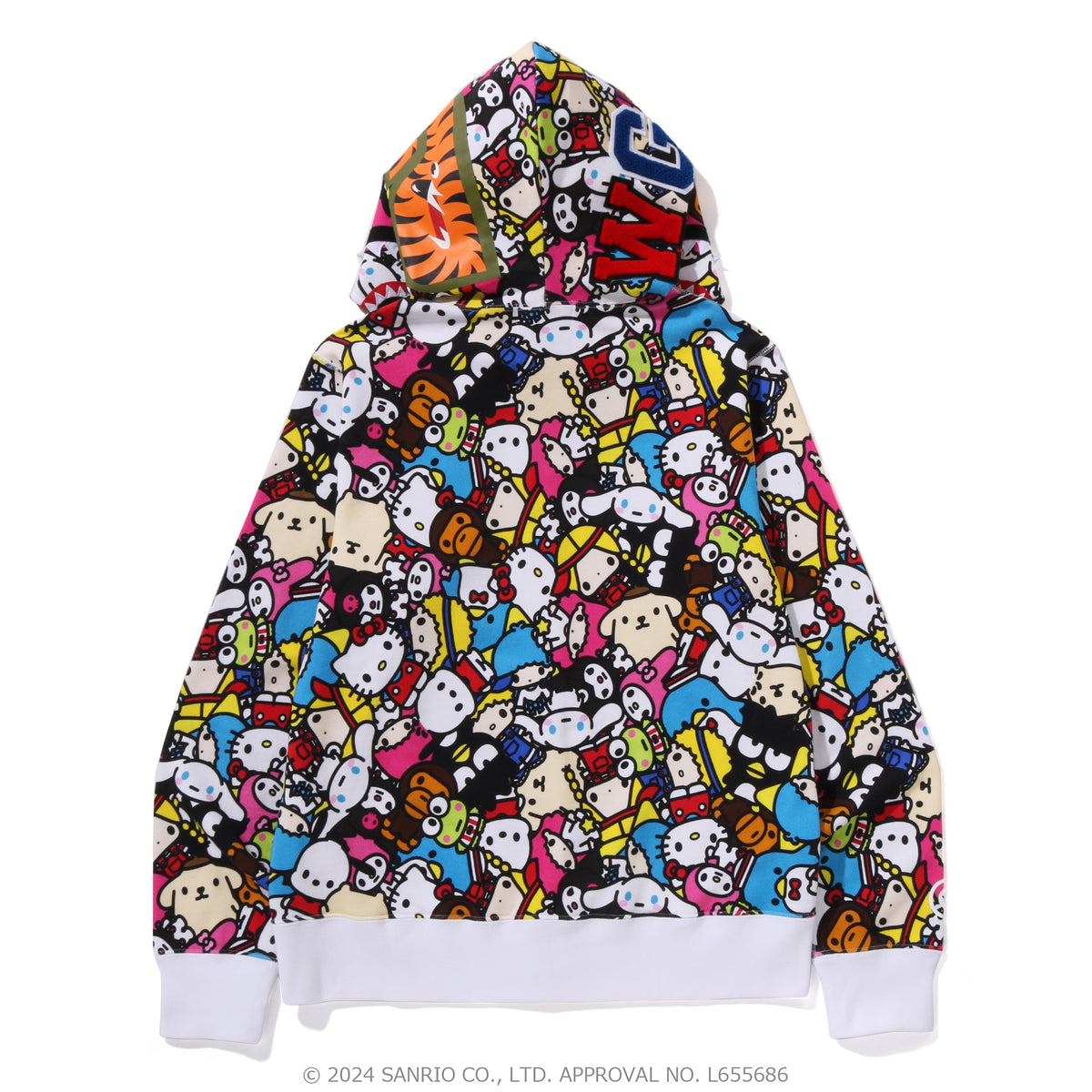 A BATHING APE® Baby Milo X Sanrio Characters Shark Full Zip