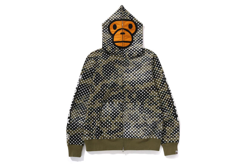 BAPE X JOSHUA VIDES - MILO FACE FULL ZIP HOODIE