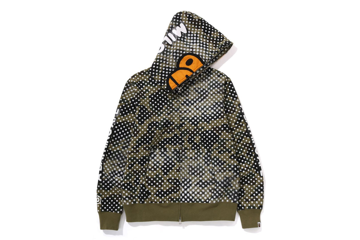 BAPE X JOSHUA VIDES - MILO FACE FULL ZIP HOODIE