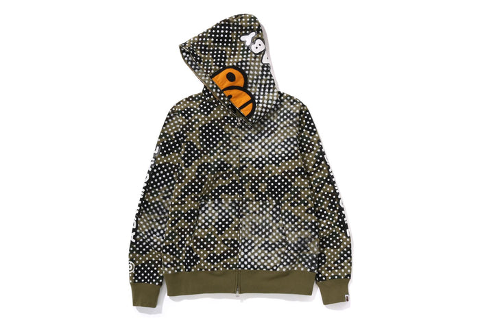 BAPE X JOSHUA VIDES - MILO FACE FULL ZIP HOODIE