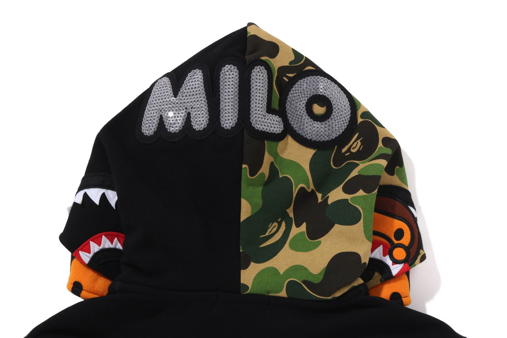 A BATHING APE® Milo Shark Full Zip Double Hoodie | Bape official