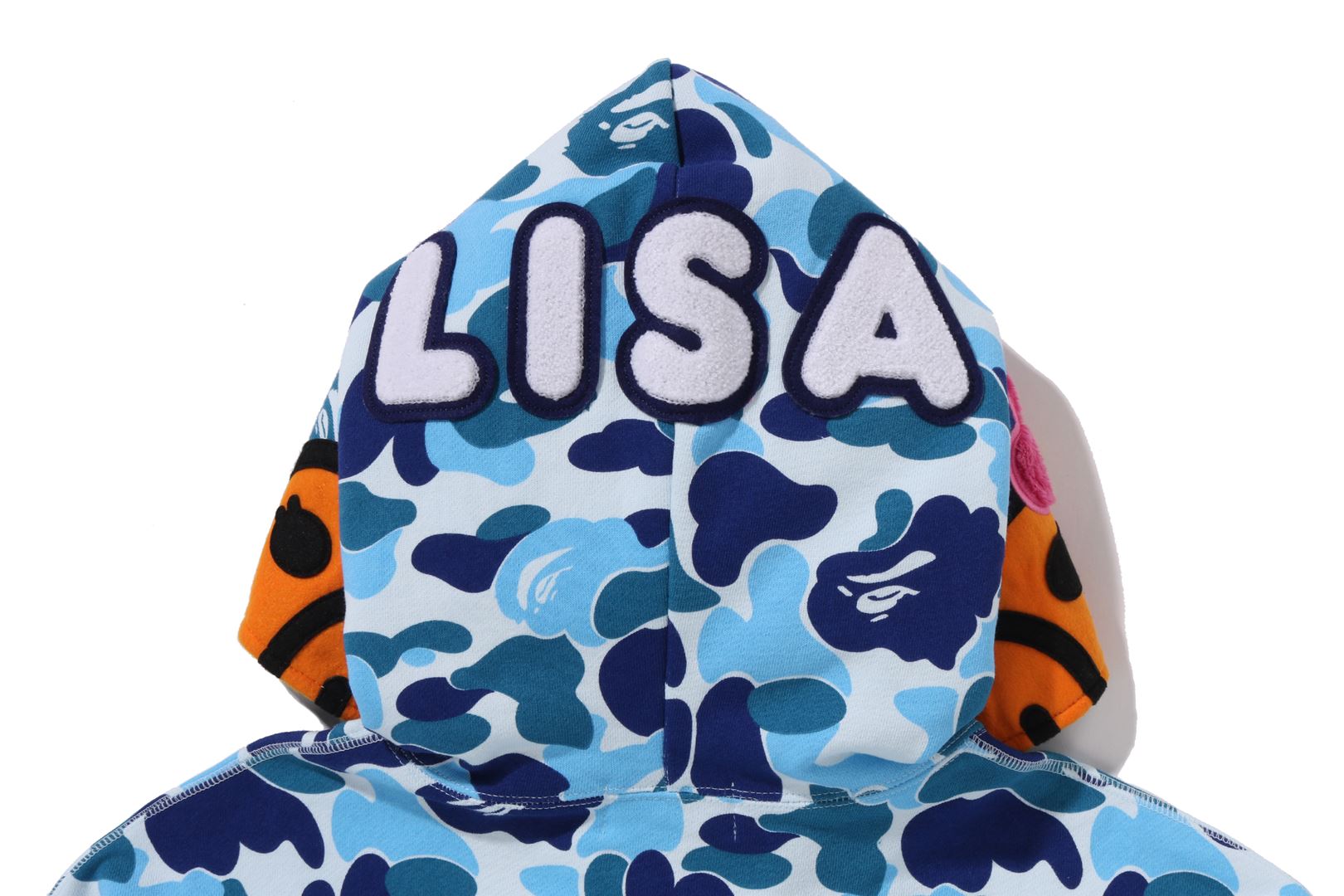 A BATHING APE® Abc Camo Baby Lisa Cropped Full Zip Hoodie | Bape