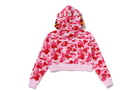 ABC CAMO BABY LISA CROPPED FULL ZIP HOODIE LADIES