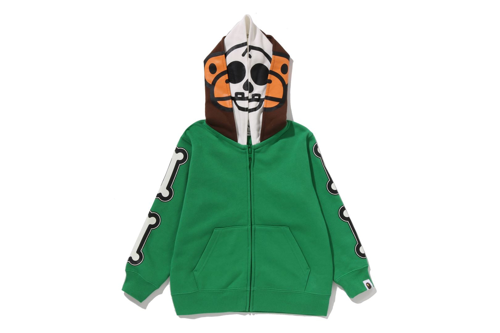 トップス A BATHING APE BABY MILO DOUBLE ZIPHOODIE BABY MILO SKULL ZIP DOUBLE HOODIE KIDS – eu.bape.com