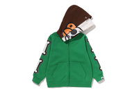 BABY MILO SKULL ZIP DOUBLE HOODIE KIDS