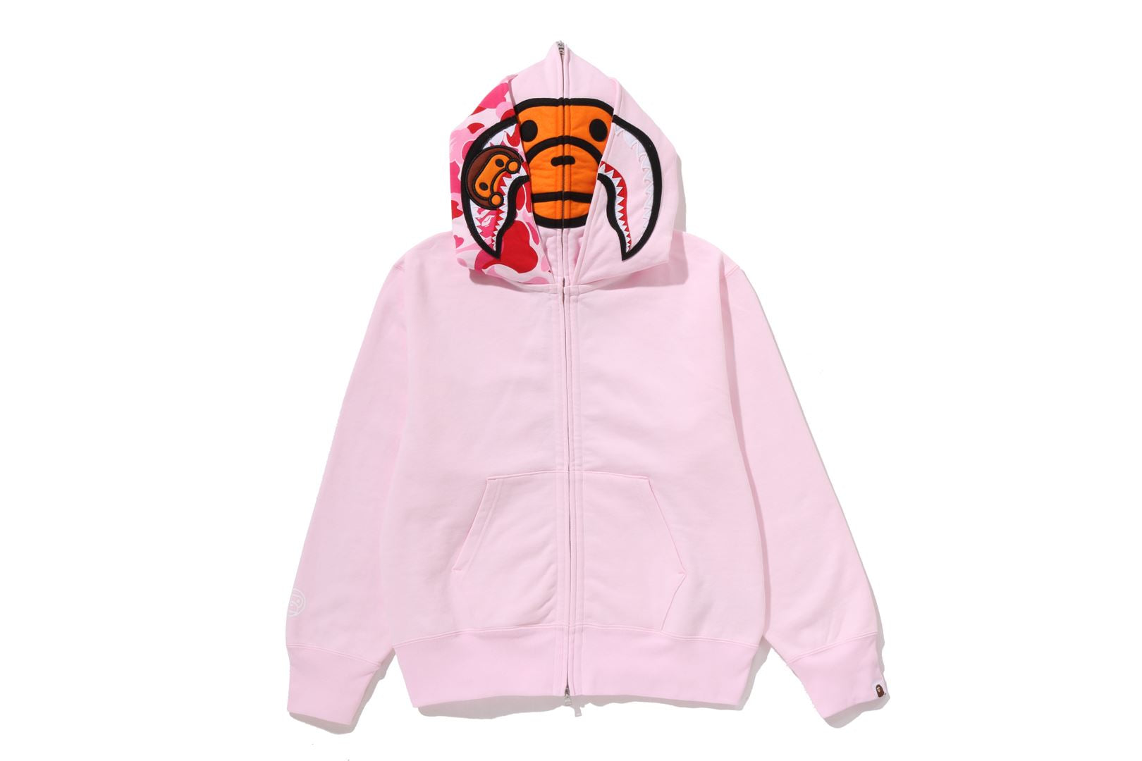 A BATHING APE® Milo Shark Full Zip Double Hoodie | Bape official