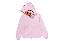 MILO SHARK FULL ZIP DOUBLE HOODIE LADIES