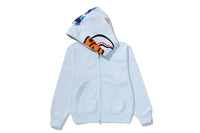 MILO SHARK FULL ZIP DOUBLE HOODIE LADIES
