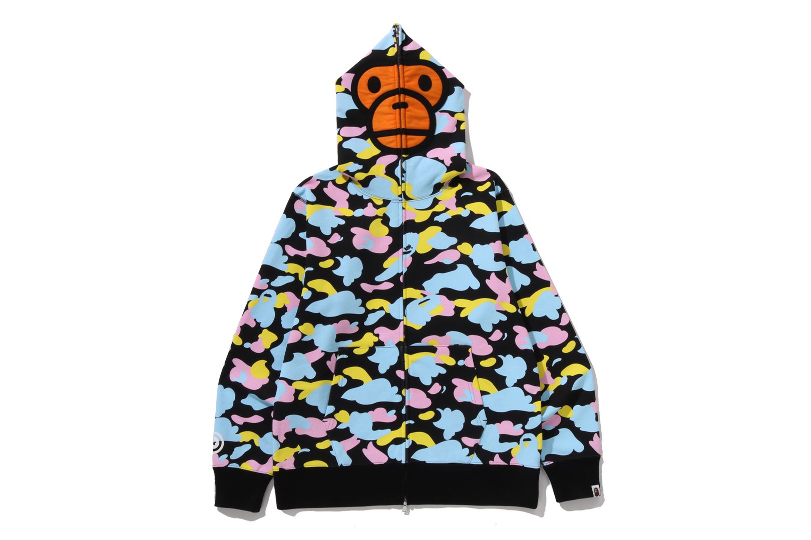 A BATHING APE® New Multi Camo Baby Milo Regular Fit Full Zip