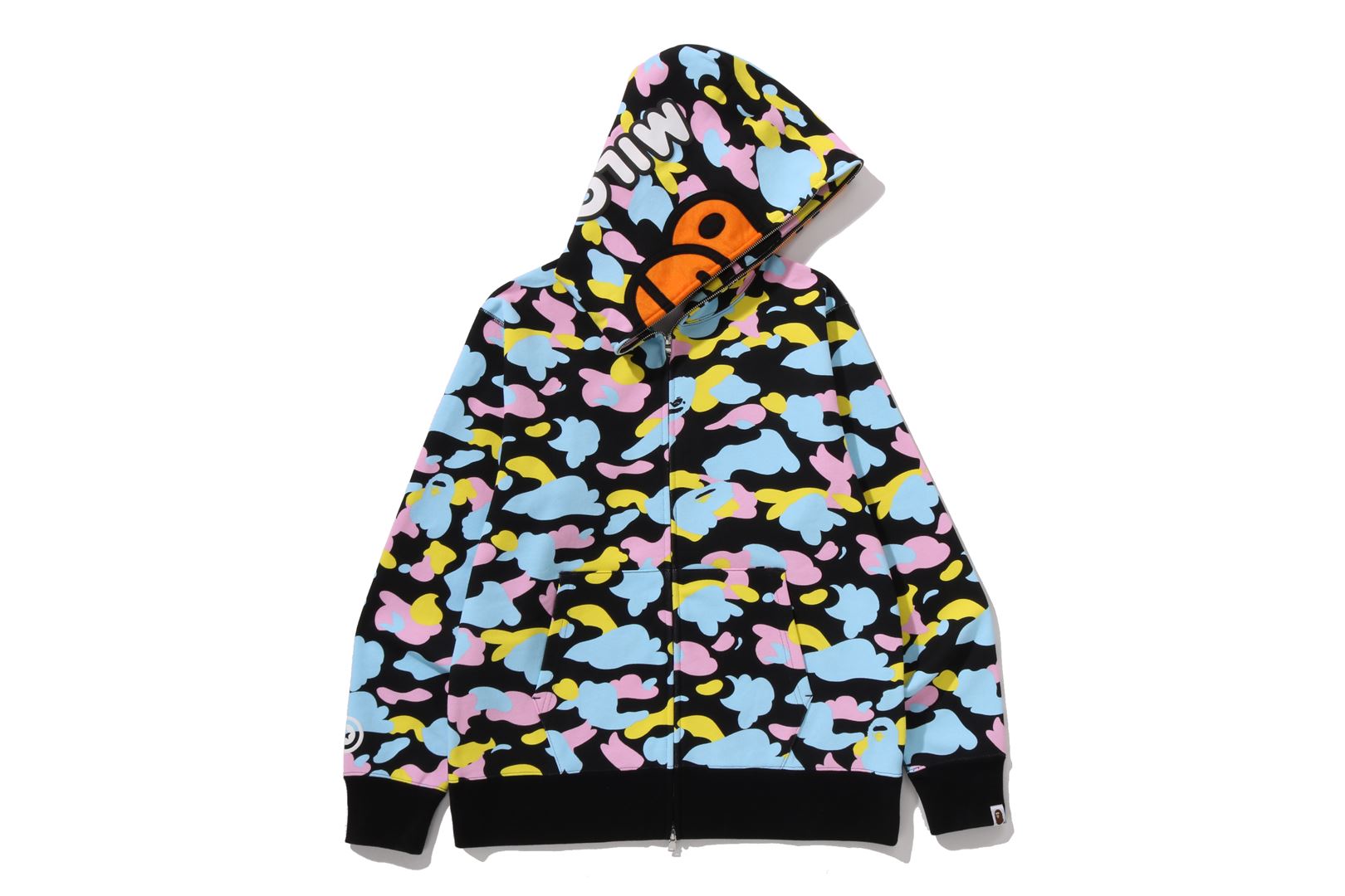 a bathing ape baby milo マルチカラー カモ ポロシャツ A BATHING APE