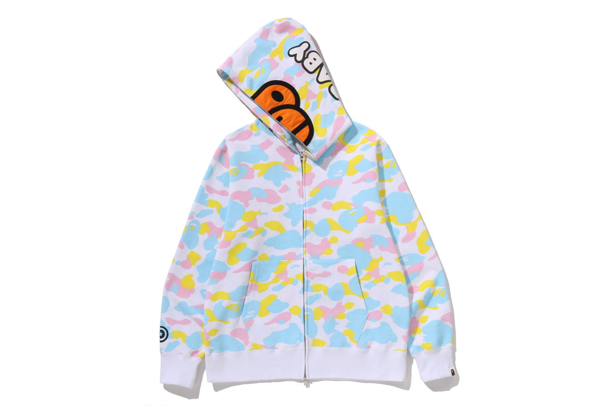 NEW MULTI CAMO BABY MILO REGULAR FIT FULL ZIP HOODIE