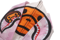 MILO SHARK CROPPED FULL ZIP DOUBLE HOODIE LADIES