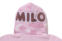 MILO SHARK CROPPED FULL ZIP DOUBLE HOODIE LADIES
