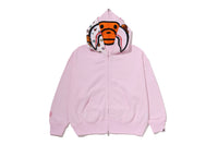 MILO SHARK OVERSIZED FULL ZIP DOUBLE HOODIE LADIES