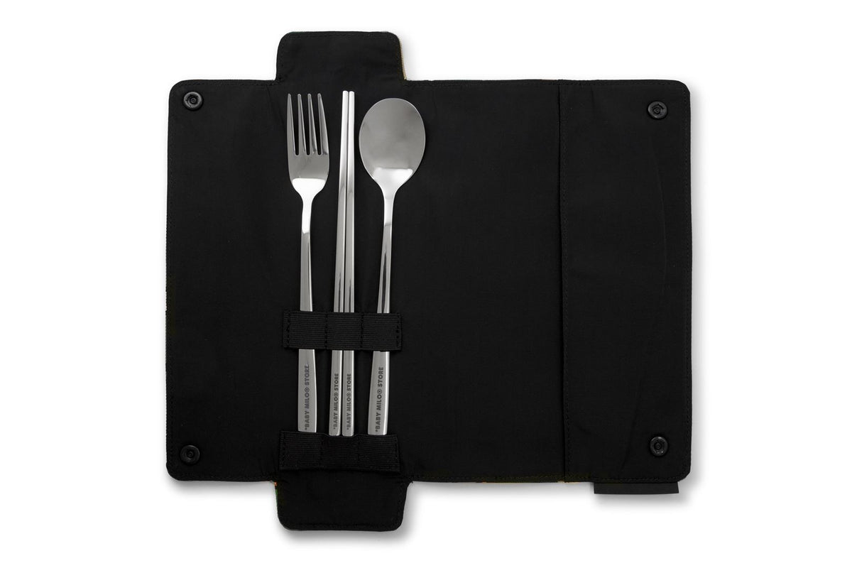 BUBBLE CAMO CUTLERY SET