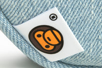 BABY MILO FACE DENIM CROSS BAG