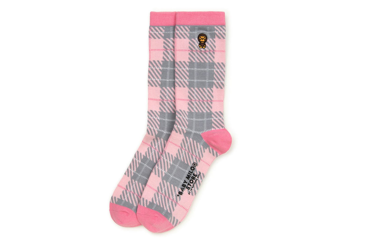 BABY MILO CHECK SOCKS