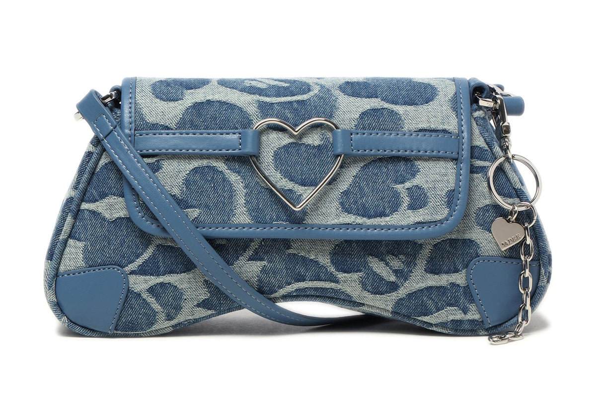 PATTERN DENIM HANDBAG