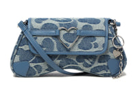 PATTERN DENIM HANDBAG