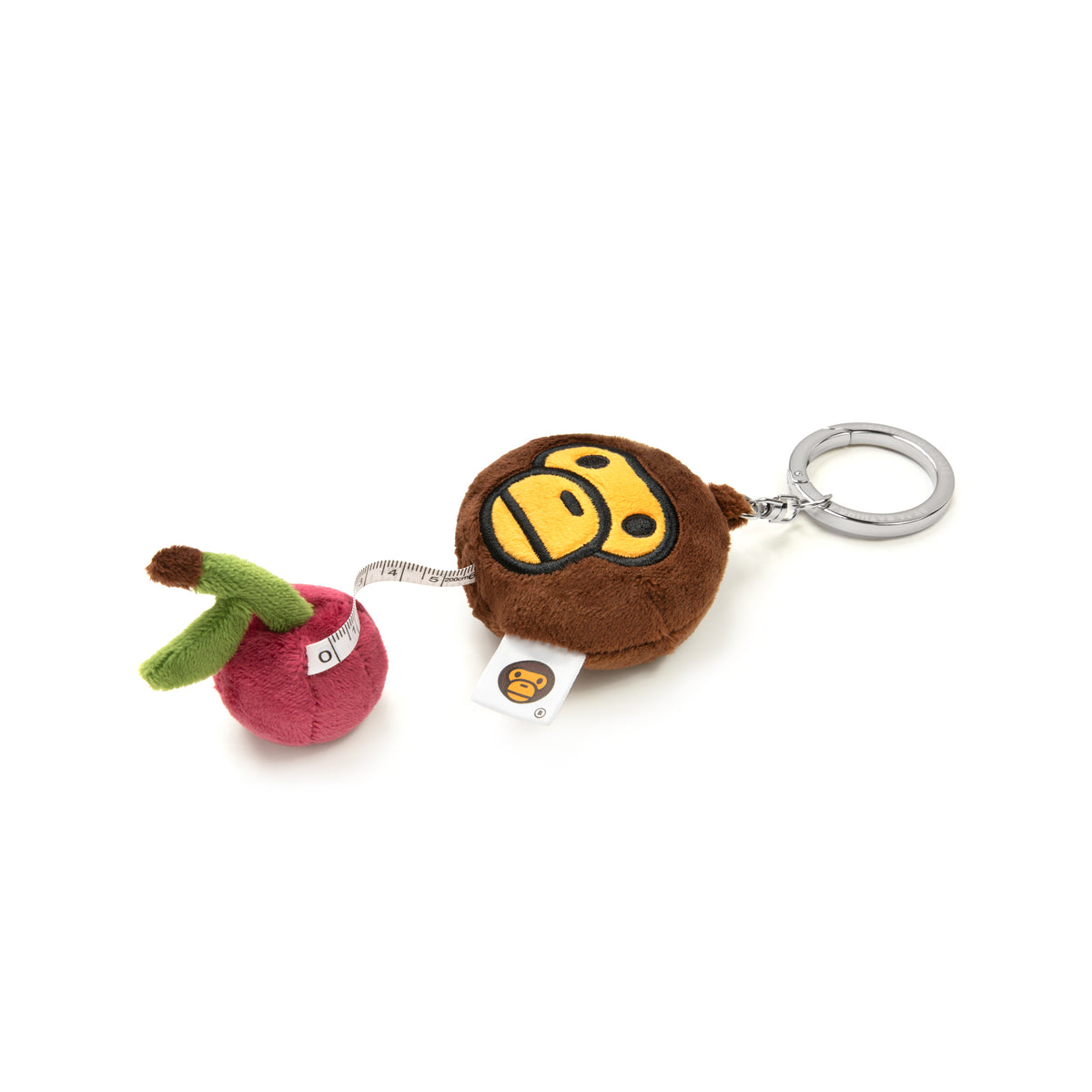 BABY MILO CHERRY PLUSH DOLL TAPE MEASURE KEYCHAIN