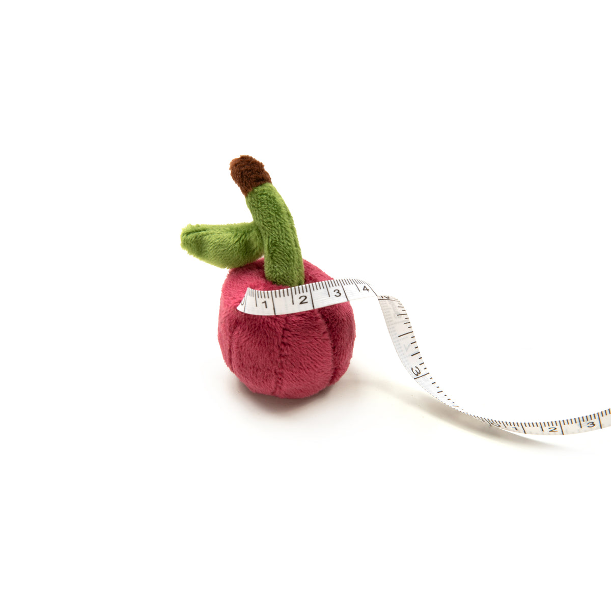 BABY MILO CHERRY PLUSH DOLL TAPE MEASURE KEYCHAIN