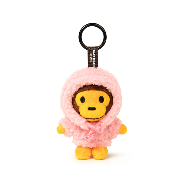 BABY MILO HOODIE PLUSH DOLL KEYCHAIN 10CM