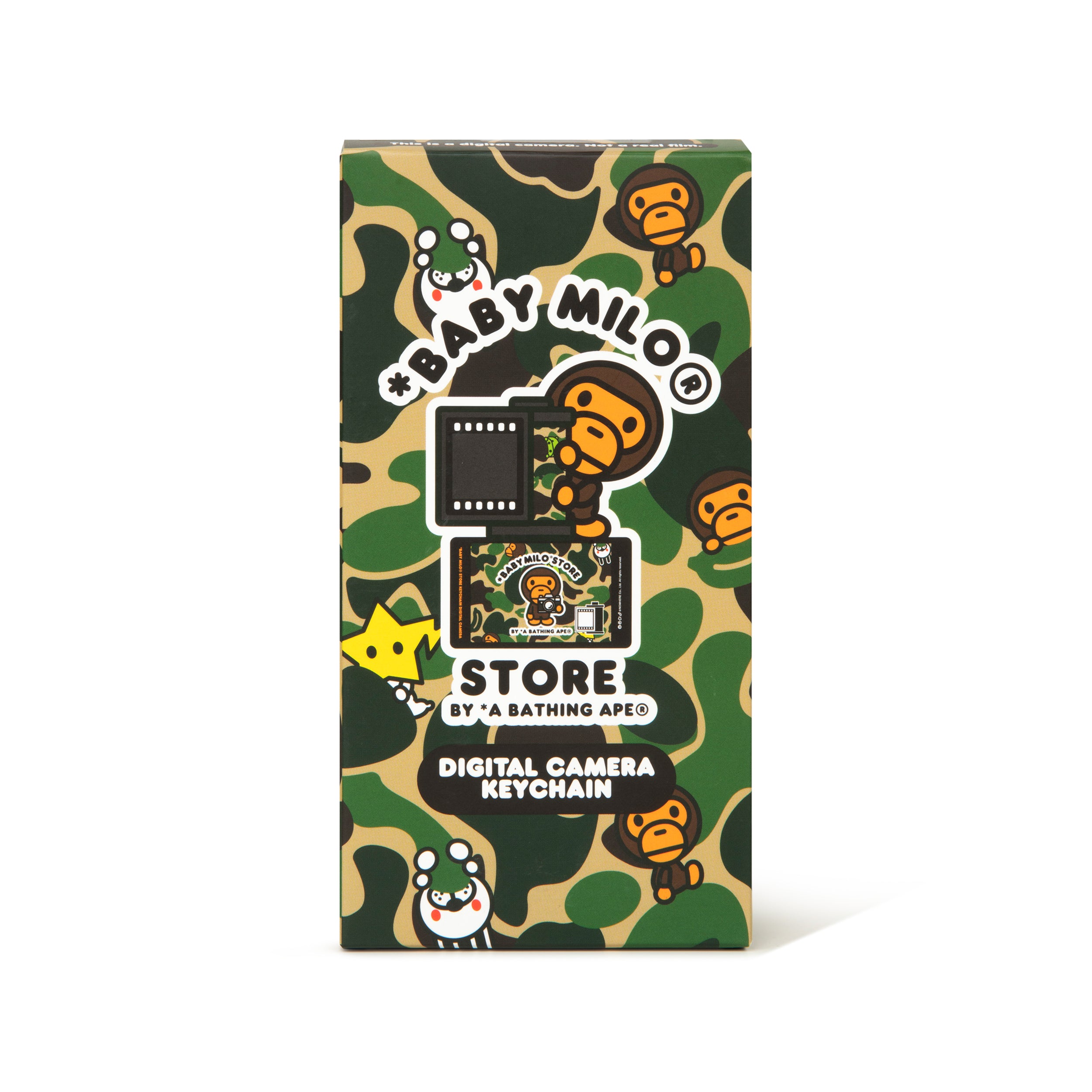 値下げBAPE モンキー型（貯金箱） ハンドミラーエアークッション3個まとめて BABY MILO® STORE Baby Milo digital camera keychain | Bape official