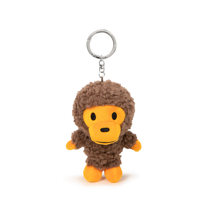 BABY MILO FAUX FUR PLUSH DOLL KEYCHAIN