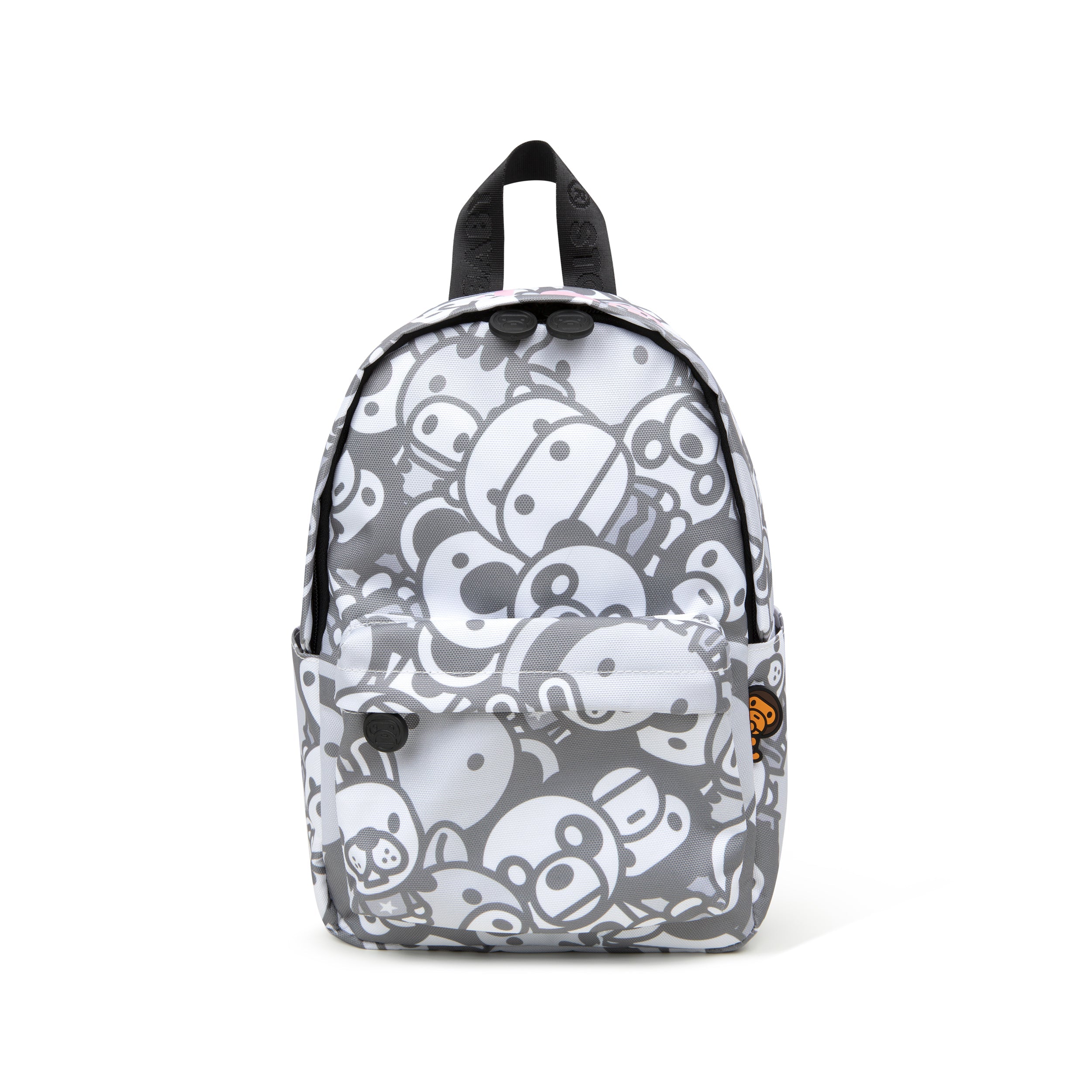 BAPE APE BABYMILO リュック バッグ 総柄 軽量 グレー BABY MILO® STORE Mini backpack | Bape official website – uk.bape.com
