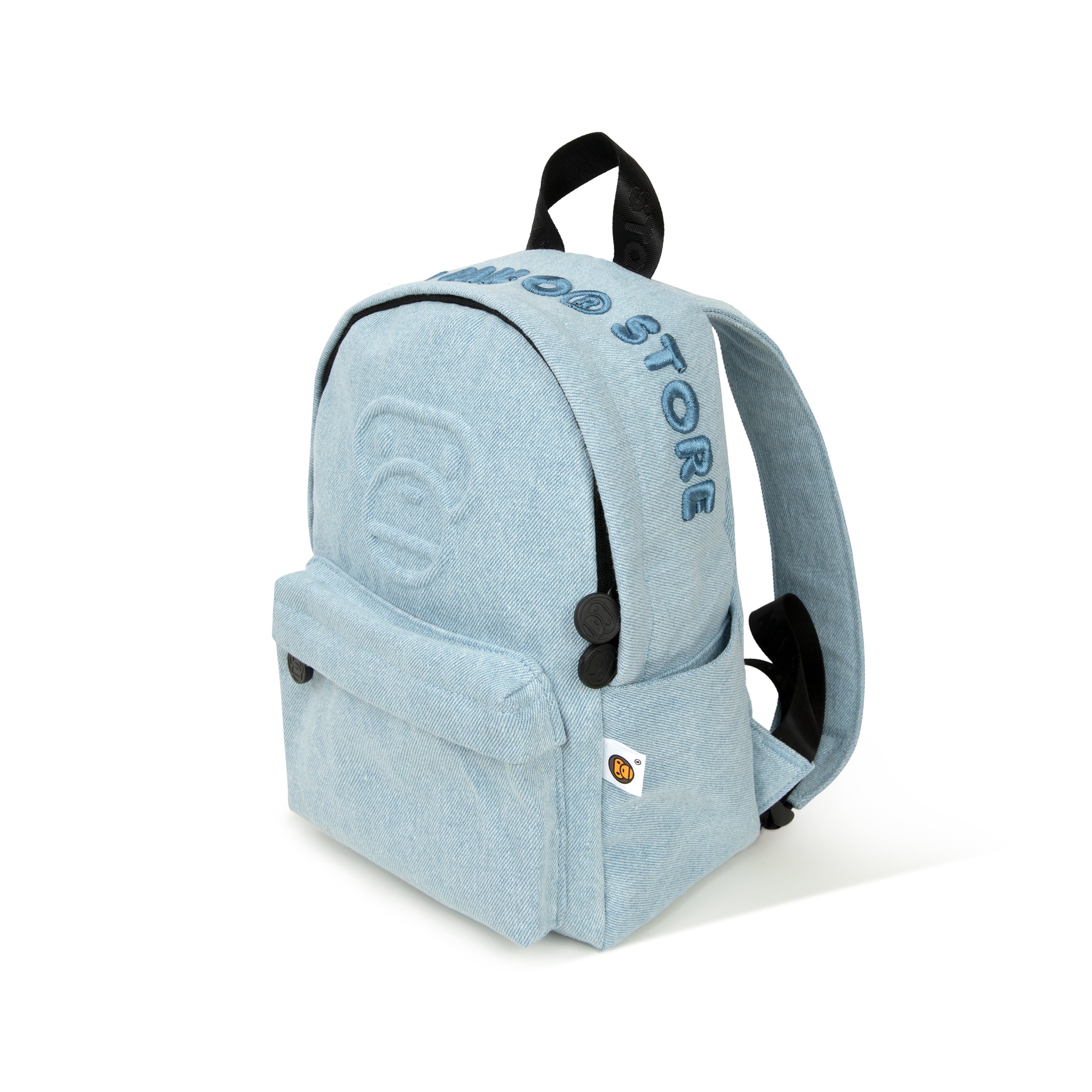 BABY MILO® STORE Milo face denim backpack | Bape official website
