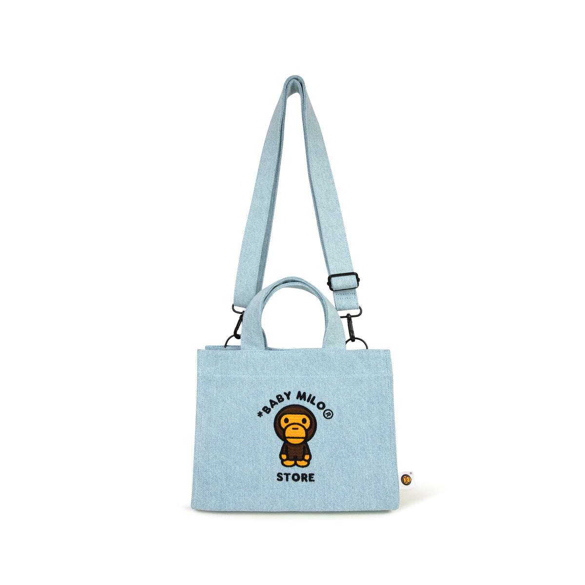 BABY MILO DENIM SMALL TOTE BAG