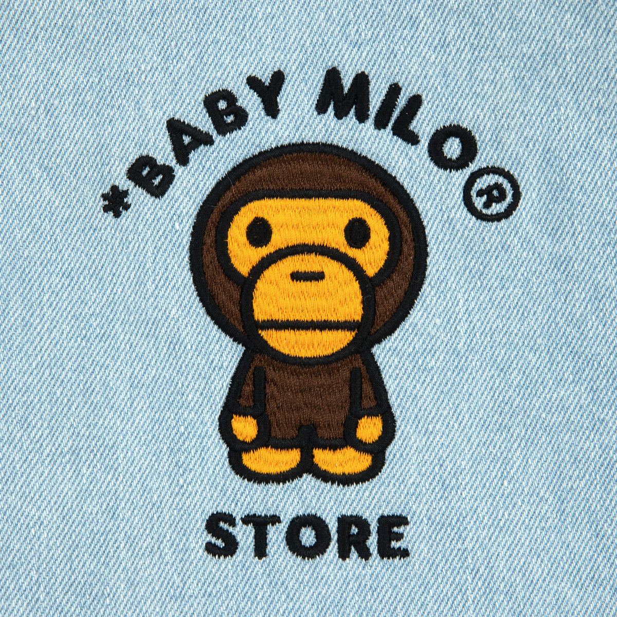 BABY MILO DENIM SMALL TOTE BAG