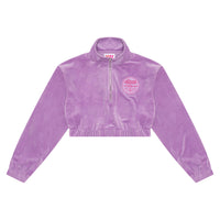 CROPPED ZIP UP SWEAT SHIRT