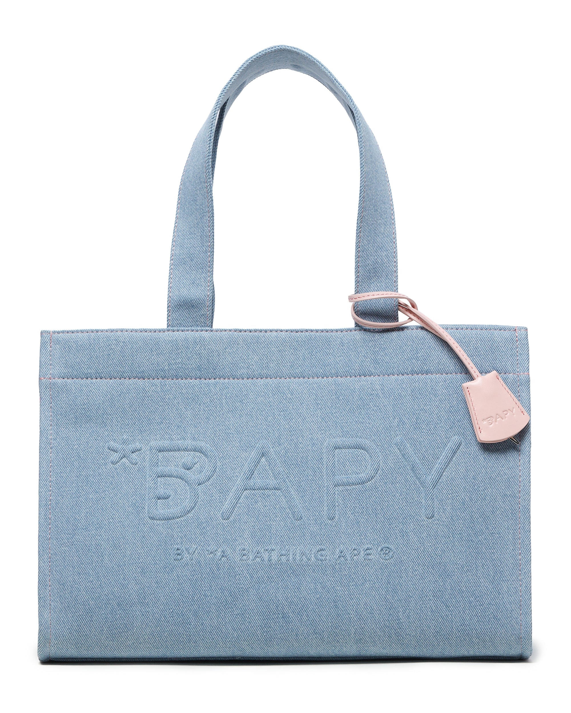 BAPY® Logo patch denim tote bag | Bape official website – uk.bape.com