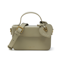 BAPY LEATHER BOX CROSSBODY BAG