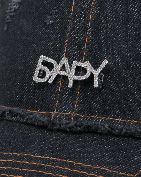 BAPY DISTRESSED DENIM CAP