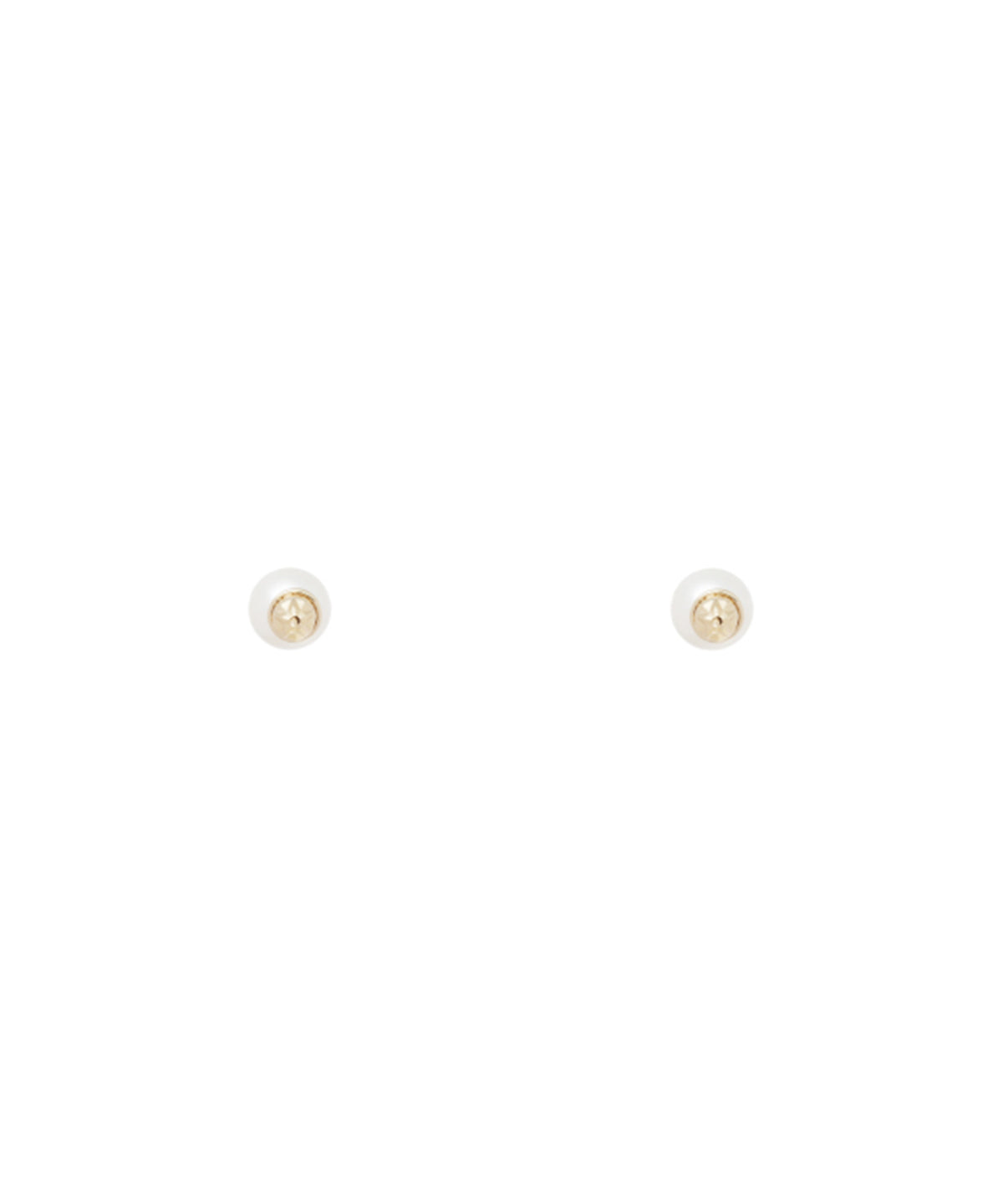 BAPY LOGO PEARL EAR STUDS