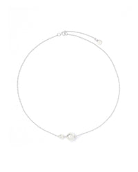 BAPY LOGO PEARL NECKLACE