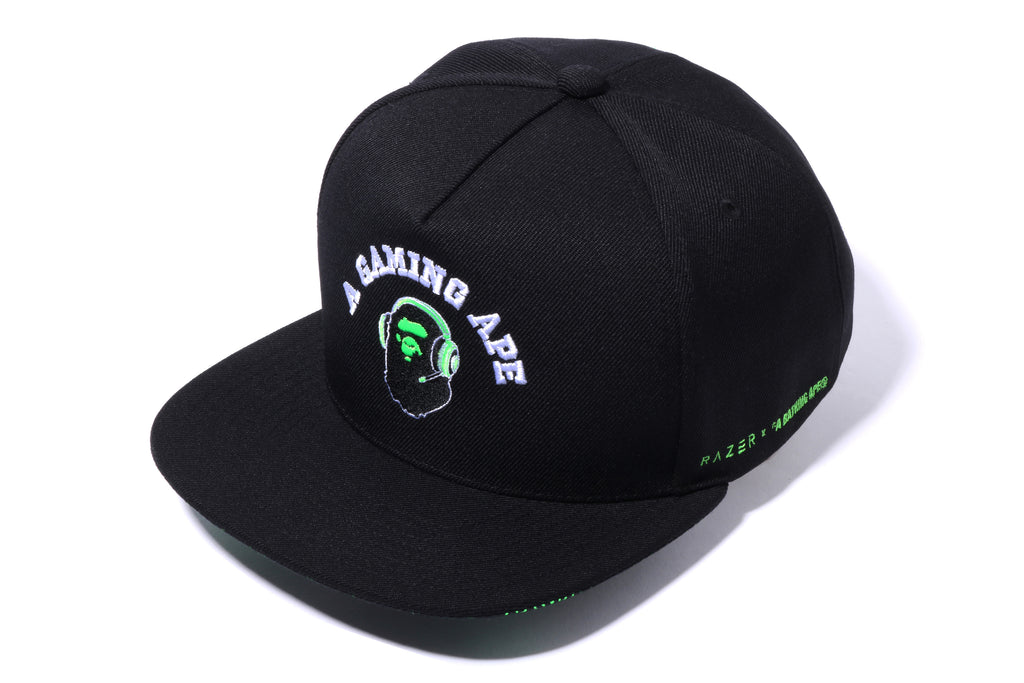 A BATHING APE® X Razer Snap Back Cap | Bape official website – uk.bape.com