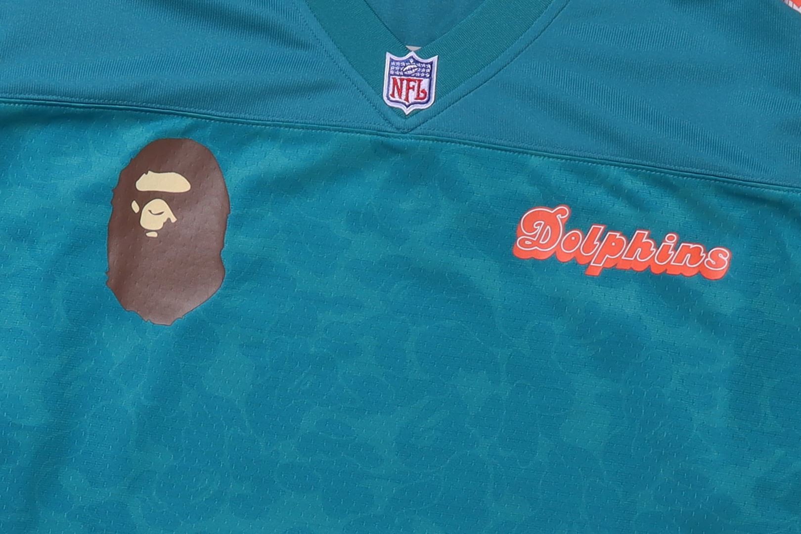 BAPE x Mitchell & Ness NFL Miami Dolphins Legacy Jersey – Token Miami