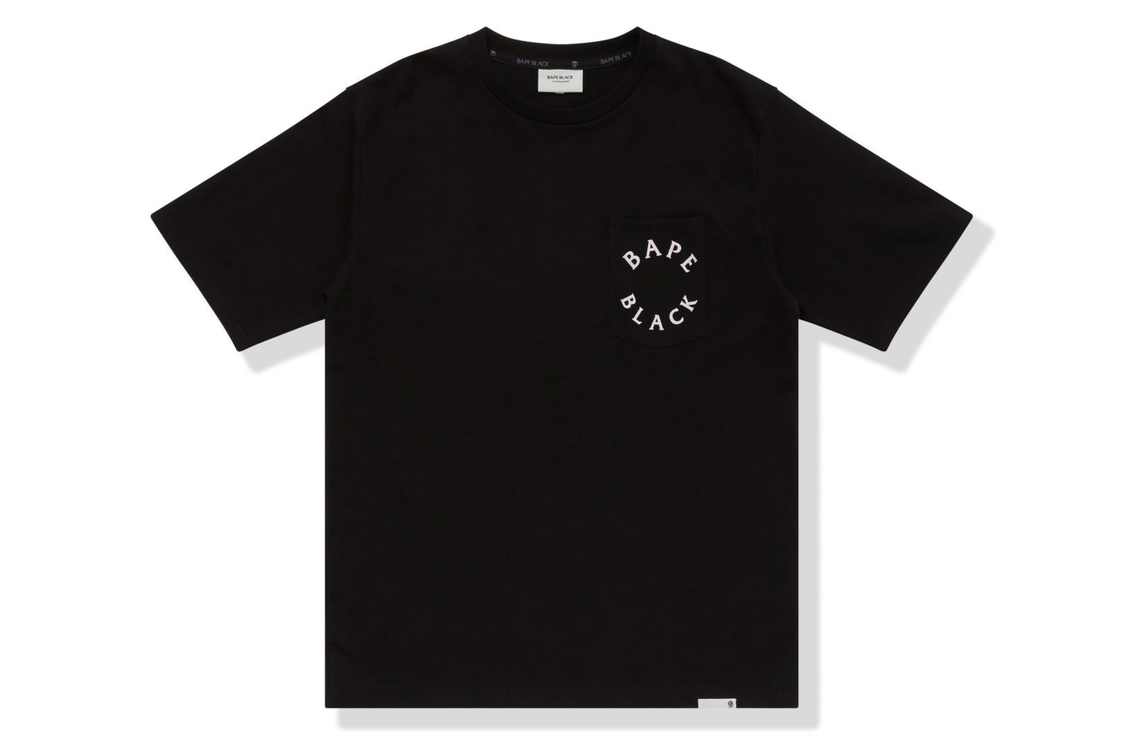 BAPE BLACK APE HEAD POCKET TEE – uk.bape.com