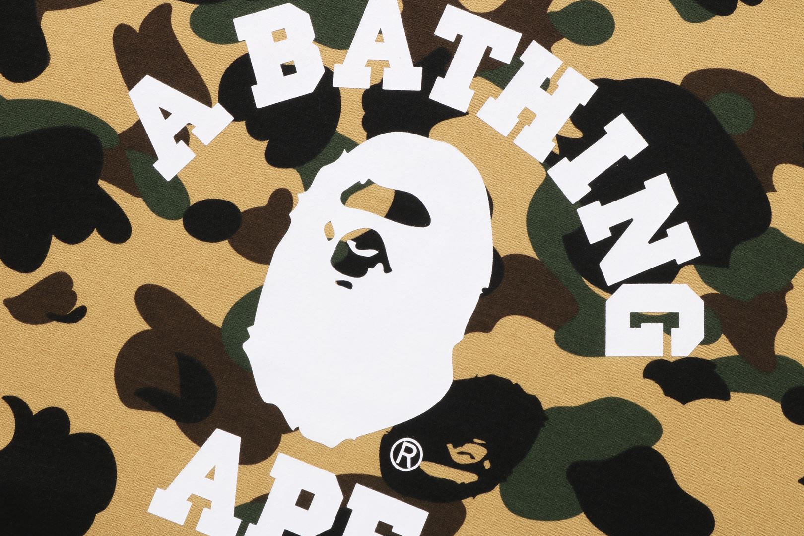 1st camo cheap bape tee