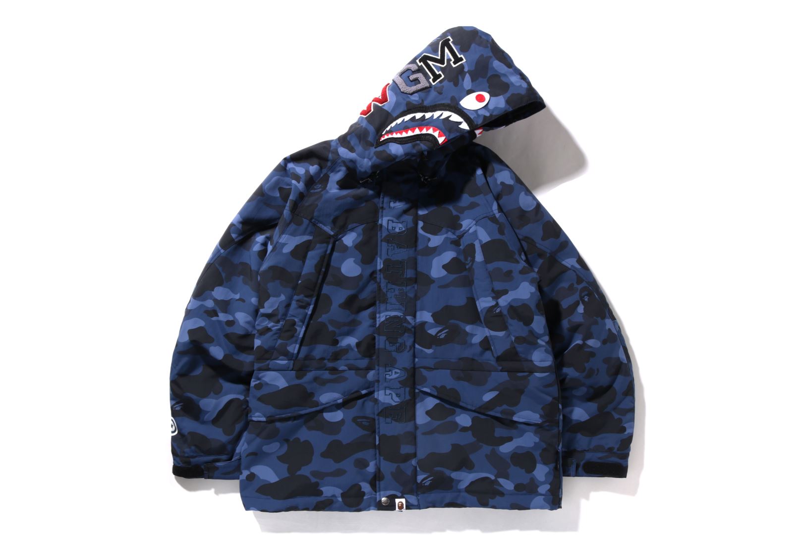 Bape camo down discount jacket