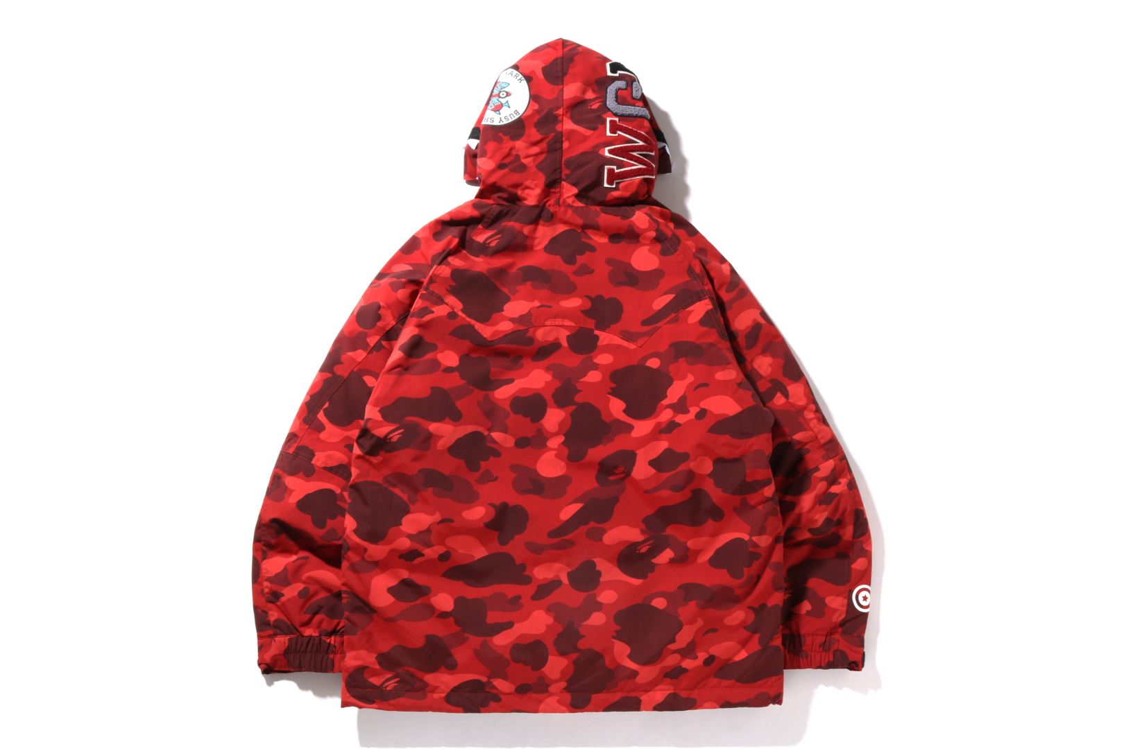 Bape shark best sale down jacket