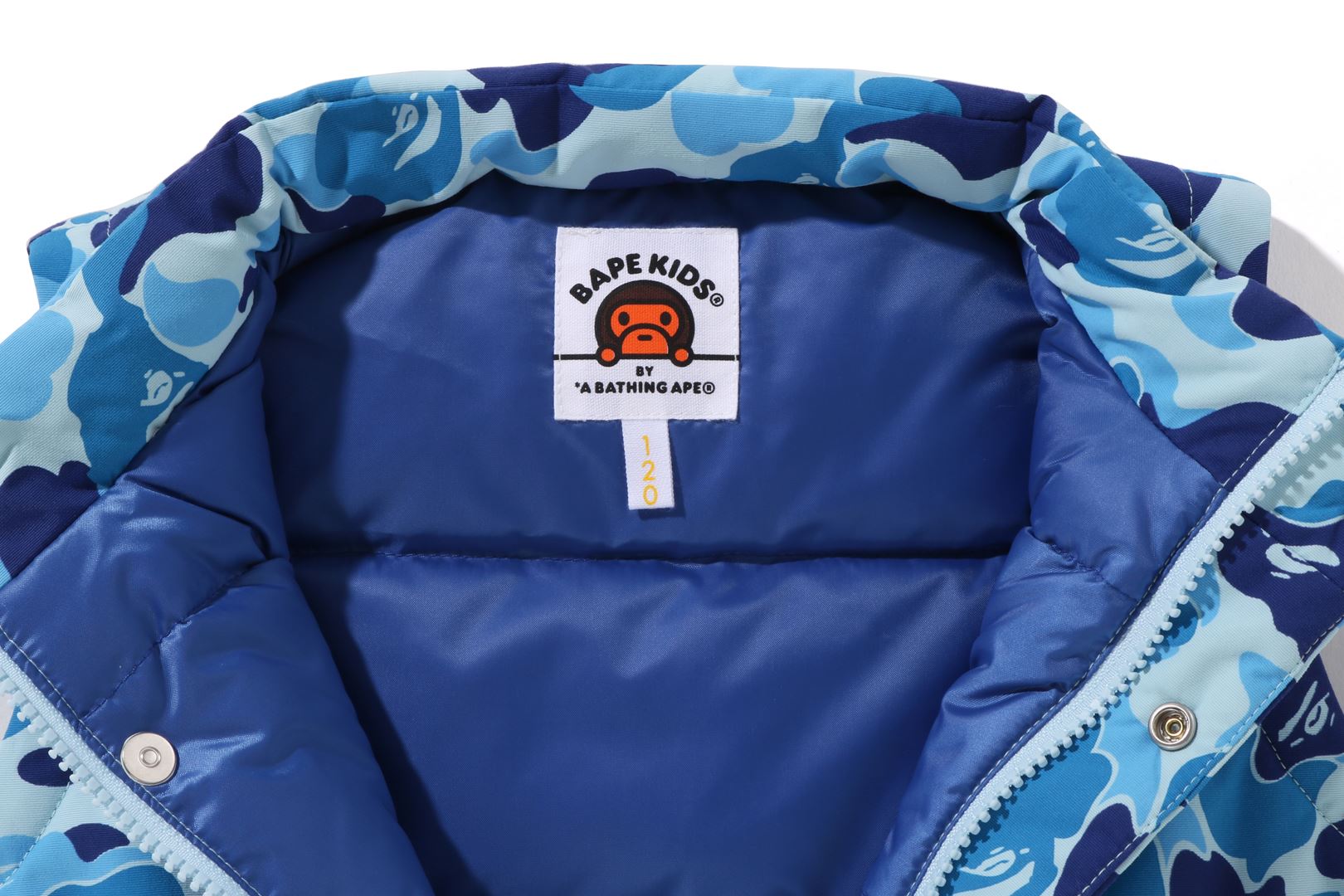 Bape blue sale camo jacket